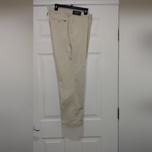 New Polo Ralph Lauren Beige Khaki Chino Pants 36x32 (36x30) Classic Fit Cotton
